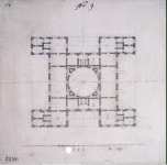 Bazhenov Vasilyi Ivanovich Plan of the Large Cavalry Block - Hermitage